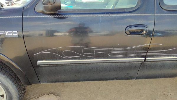 1997 Ford F-150 Front Door LH Black Ua — photo 2