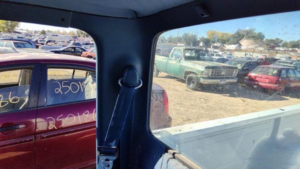 1992-1996 Ford F150 Passenger Right B Pillar Trim Panel Standard Cab Oem Blue — photo 2