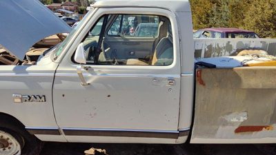 1984 Dodge D350 Front Door LH Gray