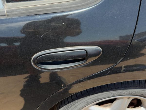 1998 Nissan Maxima Driver Left Rear Outside Door Handle Oem Back Super Black Kh3 — photo 1
