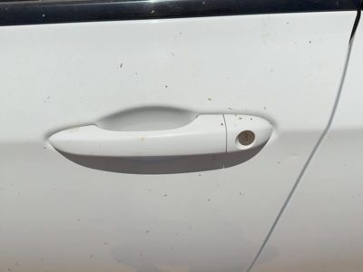 2013-2016 Dodge Dart Driver Left Front Outside Door Handle Oem White Pw7