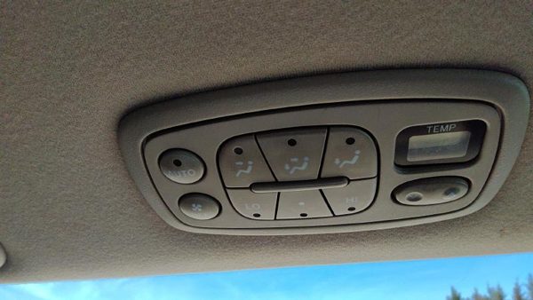 04-10 Sienna Rear Overhead Temperature Control Module Heater Ac Head Unit Oem — photo 1