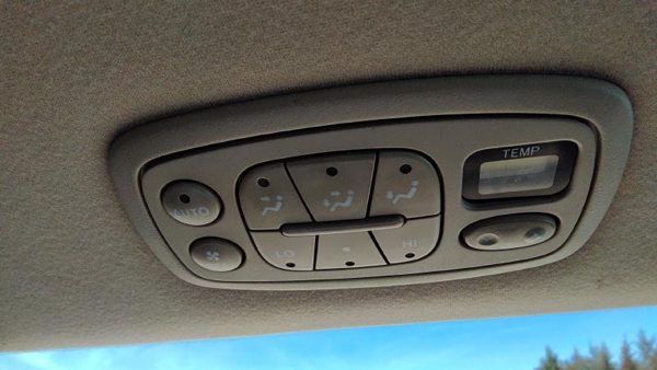 04-10 Sienna Rear Overhead Temperature Control Module Heater Ac Head Unit Oem — photo 2