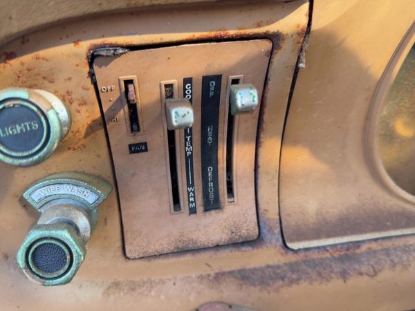 1976 Ford Maverick Temperature Control Module In Dash Heater Ac Head Unit Oem — photo 2
