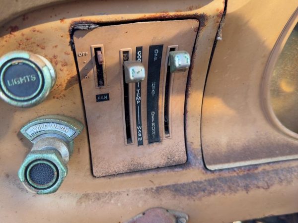 1976 Ford Maverick Temperature Control Module In Dash Heater Ac Head Unit Oem — photo 1