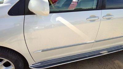 2004 Toyota Sienna Front Door LH White 071