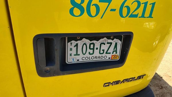 96-17 Express Van 2500 License Plate Trim Surround Panel Oem Tail Trunk Finish — photo 2
