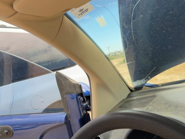 07 Vw Beetle Convertible Driver Left A Pillar Trim Windshield Post Panel Oem Tan — photo 2
