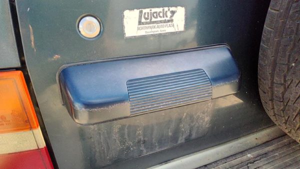 96-98 Suzuki Sidekick License Plate Trim Surround Panel Oem Tail Trunk Finish — photo 3