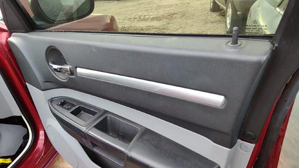 08-10 Charger Passenger Right Front Door Trim Panel With Switches Db Slate Gray — photo 3