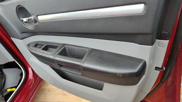 08-10 Charger Passenger Right Front Door Trim Panel With Switches Db Slate Gray — photo 5