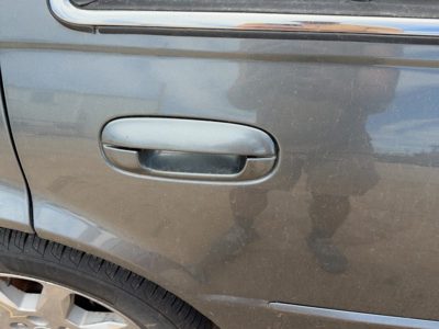 98-04 Seville Passenger Right Rear Outside Door Handle Back Sts Thunder Gray 88U