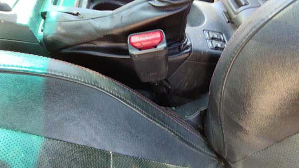 15-21 Subaru Wrx Driver Left Front Seat Belt Buckle Receiver Cbl30 Carbon Black — photo 3