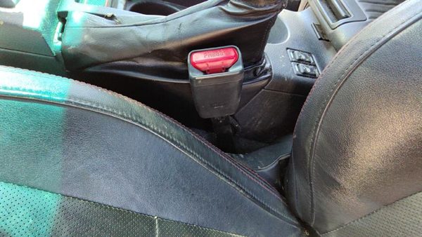 15-21 Subaru Wrx Driver Left Front Seat Belt Buckle Receiver Cbl30 Carbon Black — photo 4