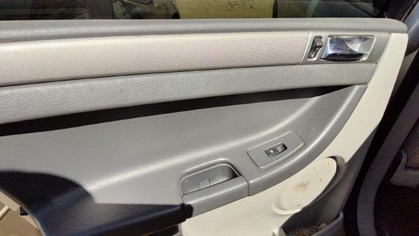 07-08 Pacifica Driver Left Rear Door Trim Panel With Switches Back Gray Da — photo 3