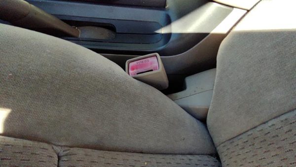 2002-2003 Toyota Camry Driver Left Front Seat Belt Buckle Receiver Oem Taupe 43 — photo 2