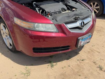 2004-2006 Acura Tl Front Bumper Cover Assembly Oem 3.2L Redondo Red