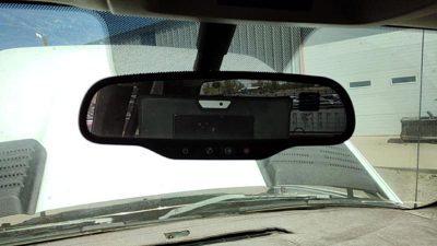 07-14 Chevy Silverado 2500 Inside Rear View Mirror Oem Windshield Mounted