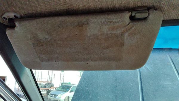 1990-1995 Nissan Pathfinder Driver Left Sun Visor Oem Gray — photo 5