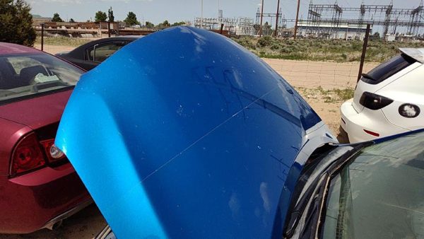 2010 Toyota Corolla Hood Blue 8T7 — photo 2