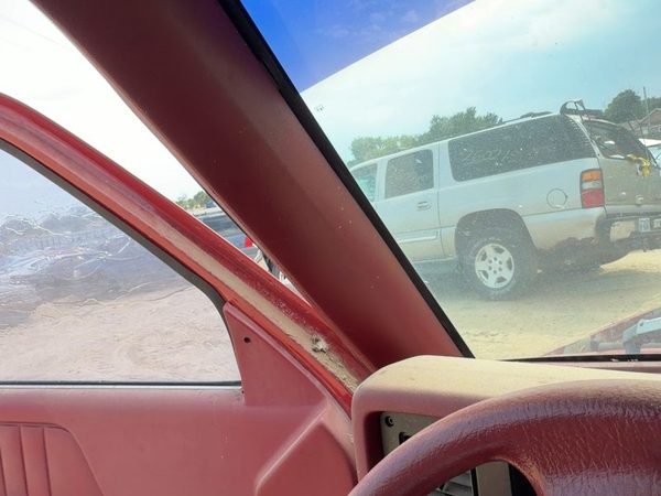 1987-1996 Dodge Dakota Driver Left A Pillar Trim Windshield Post Panel Oem Red — photo 1