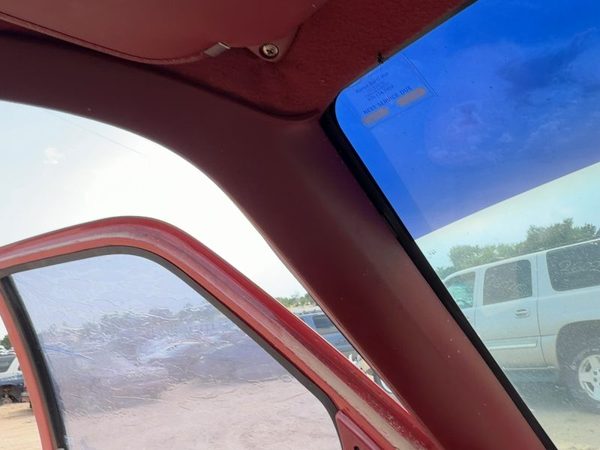 1987-1996 Dodge Dakota Driver Left A Pillar Trim Windshield Post Panel Oem Red — photo 3