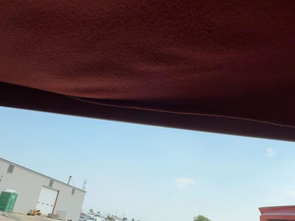1987-1996 Dodge Dakota Driver Left A Pillar Trim Windshield Post Panel Oem Red — photo 4