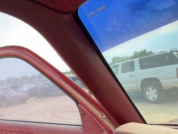 1987-1996 Dodge Dakota Driver Left A Pillar Trim Windshield Post Panel Oem Red — photo 5