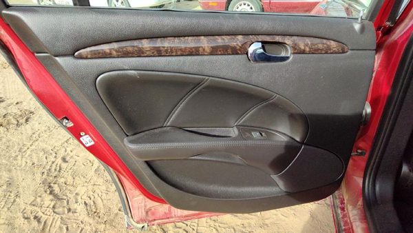 2007 LH Buick Lucerne Driver Left Rear Door Trim Panel With Switches Back Ebony — photo 1