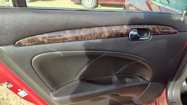 2007 LH Buick Lucerne Driver Left Rear Door Trim Panel With Switches Back Ebony — photo 3