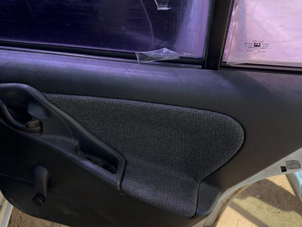 99-02 Cavalier Passenger Right Rear Door Trim Panel Manual Back Graphite 12C — photo 3