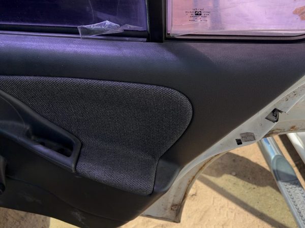 99-02 Cavalier Passenger Right Rear Door Trim Panel Manual Back Graphite 12C — photo 4
