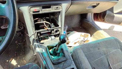 1994-97 Honda Accord Trim Bezel Around Radio And Floor Shifter Oem Console Gray