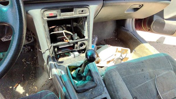 1994-97 Honda Accord Trim Bezel Around Radio And Floor Shifter Oem Console Gray — photo 1