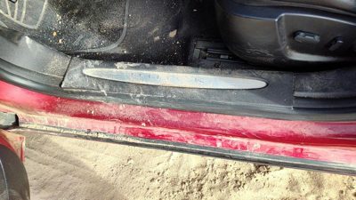 2007 Buick Lucerne Driver Left Lower Sill Step Moulding Trim Panel Oem Ebony 193