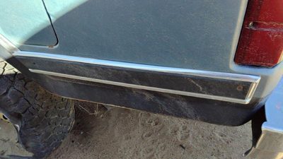 1980-1986 Ford F150 Driver Left Rear Moulding On Rear Box Oem