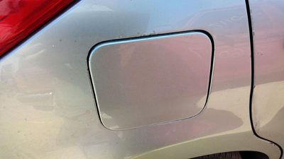 2007-2011 Nissan Versa Fuel Tank Door With Hinge Gas Lid Oem Filler Silver K23