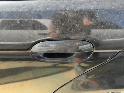 2001 BMW 530I Driver Left Rear Outside Door Handle OEM Back Black 51228236645