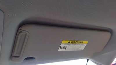 2011-2015 Kia Sorento Passenger Right Sun Visor Oem Black Eb 852201U100h9