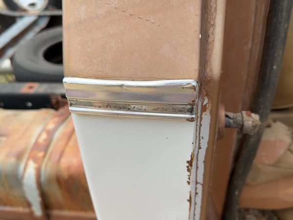 1980 Chevy Silverado C20 Passenger Right Rear Moulding Upper Cab Corner Oem — photo 3