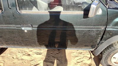 1994 Nissan Pathfinder Front Door RH Black