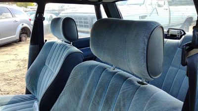 1984-1986 Toyota Camry Pair Of Headrests Oem Left Right Set Seat Blue