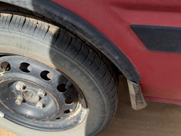 1987-1988 Toyota FX Passenger Right Rear Wheel Flare Moulding OEM Back — photo 2