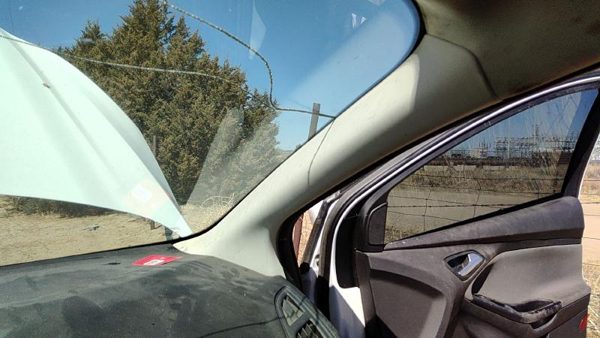 14 Focus Ford Focus Passenger Right A Pillar Trim Windshield Post Panel Black Ew — photo 2