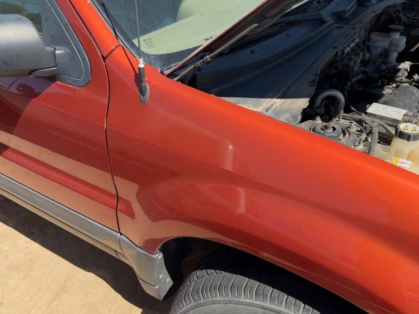 01-07 Ford Escape Passenger Right Front Fender Oem Without Wheel Lip Orange Gw — photo 3