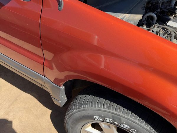 01-07 Ford Escape Passenger Right Front Fender Oem Without Wheel Lip Orange Gw — photo 6