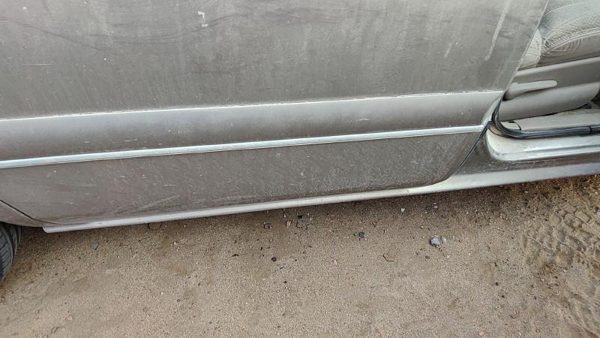 97-02 Century Passenger Right Rear Moulding From Door Back Trim Strip Silver — photo 4