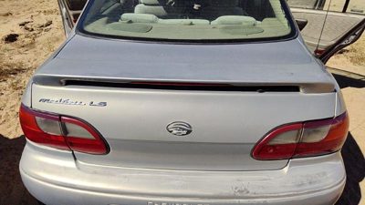 1999-2003 Chevy Malibu Rear Spoiler Back Wing Oem 17u Silvermist 12463306