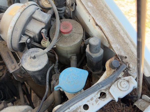1986-1989 Honda Accord Lx Power Steering Fluid Remote Reservoir Tank Oem 2.0L — photo 1