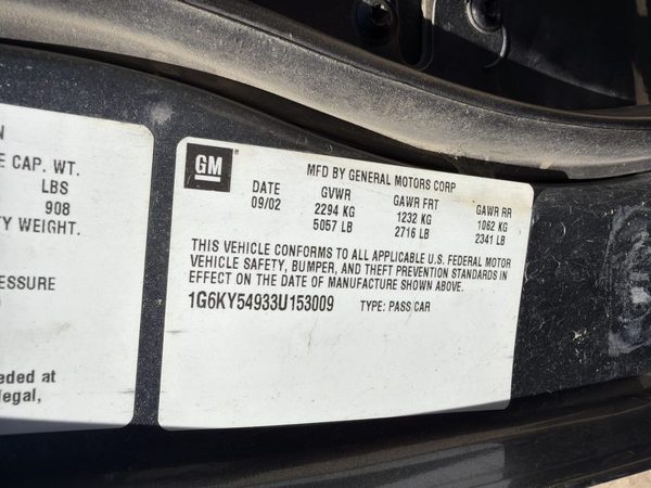 2003 Cadillac Seville — vehicle photo 9